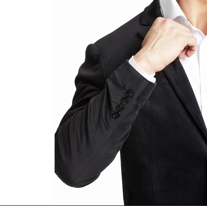 men's modern fit suede sport coat blazer black