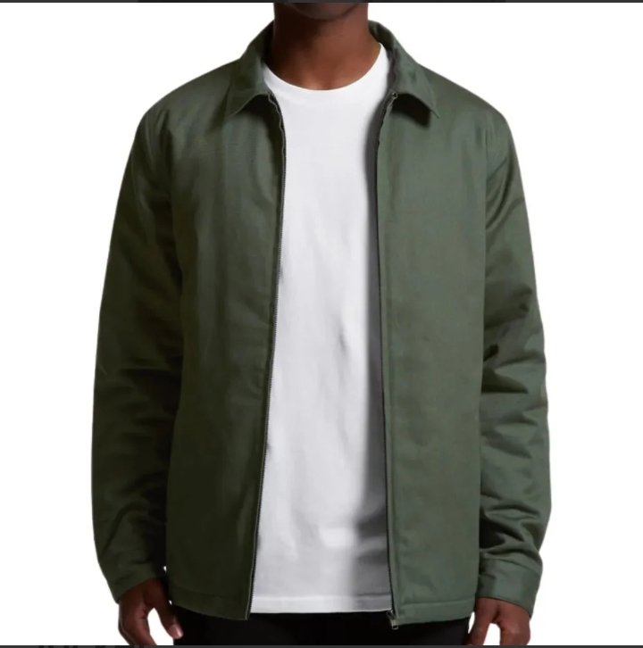 men's cyprus green cotton jacket