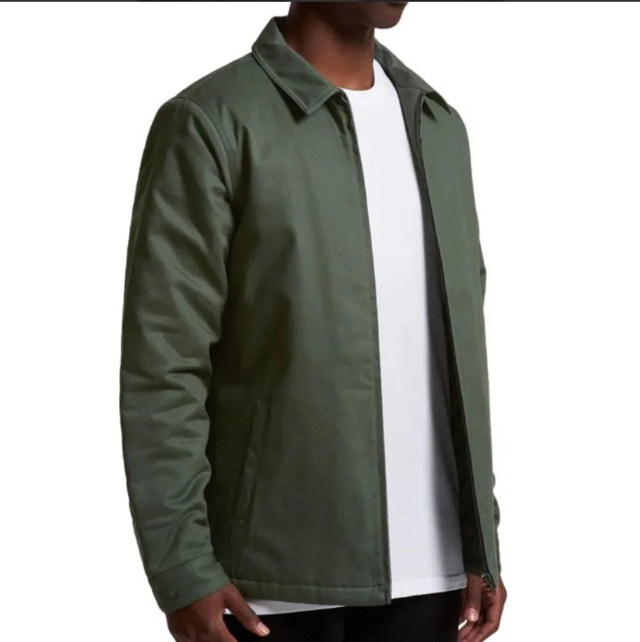 men's cyprus green cotton jacket