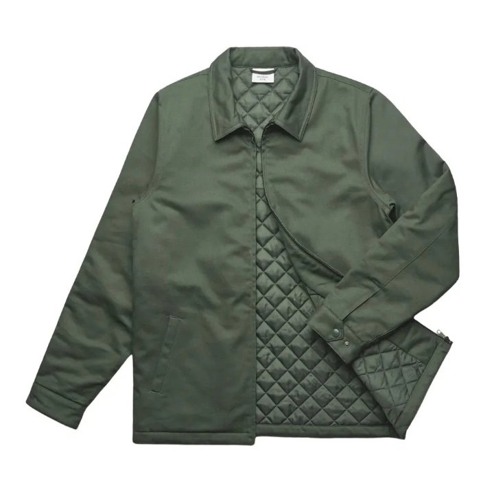 men's cyprus green cotton jacket
