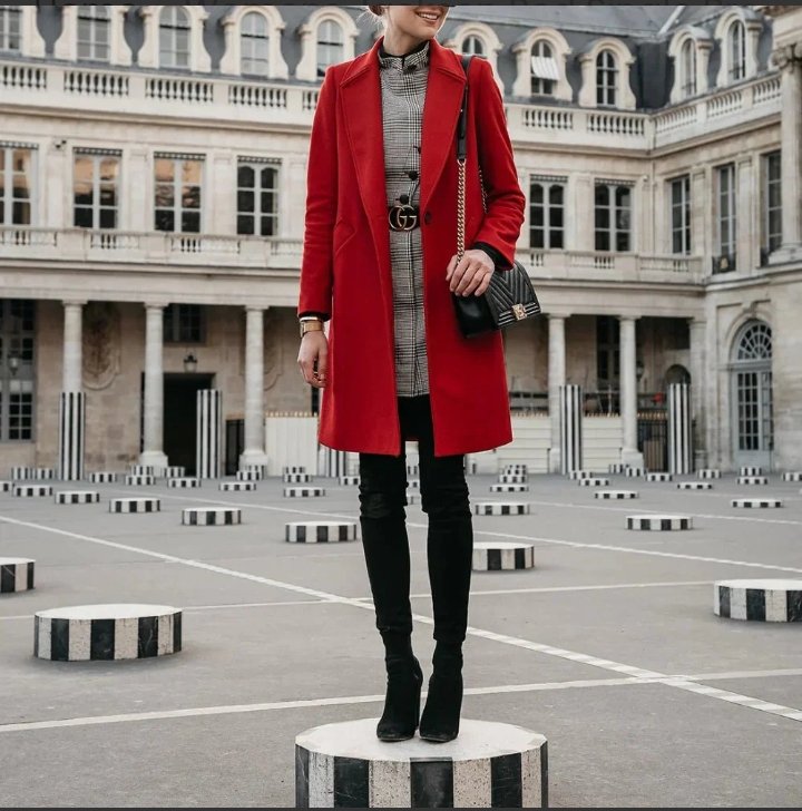 womens jackson red single breasted wool coat