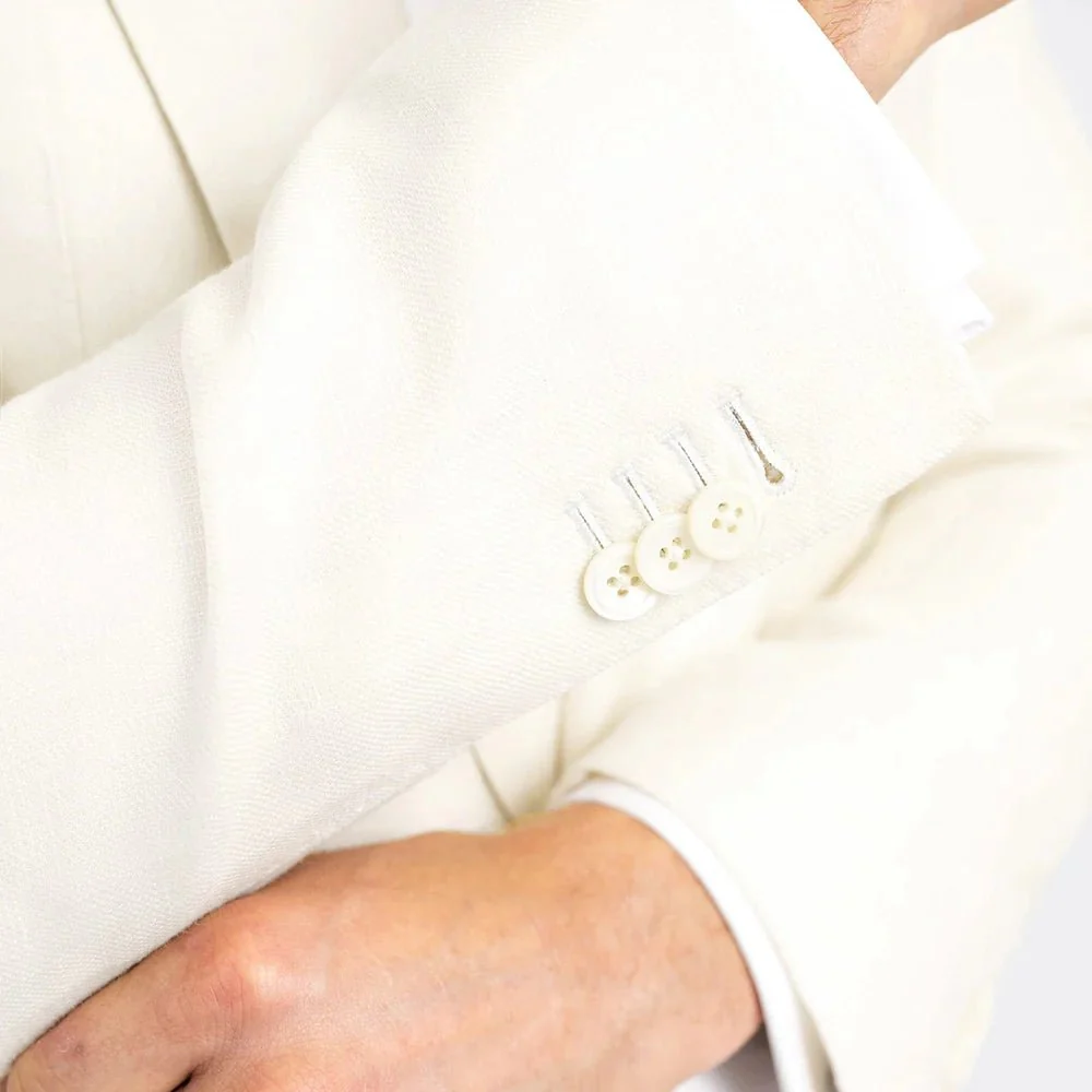 mens shawl lapel cream wool dinner jacket