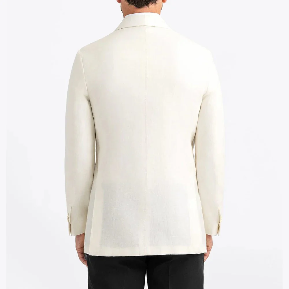 mens shawl lapel cream wool dinner jacket
