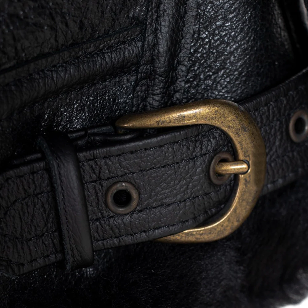 men’s sheepskin b 3 leather bomber jacket