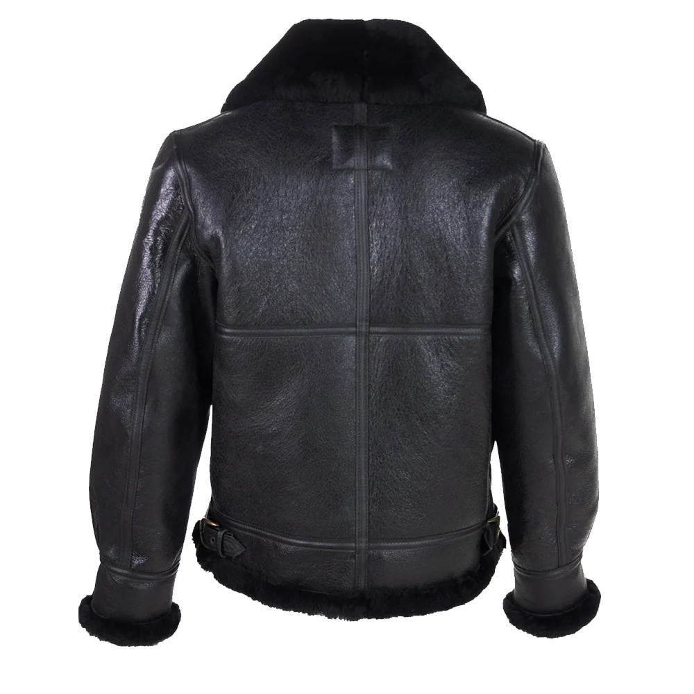 men’s sheepskin b 3 leather bomber jacket