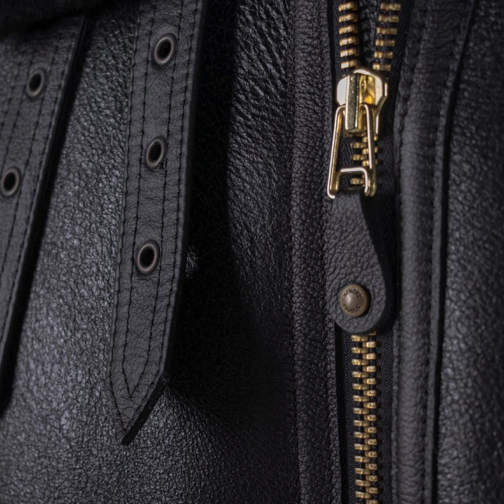 men’s sheepskin b 3 leather bomber jacket