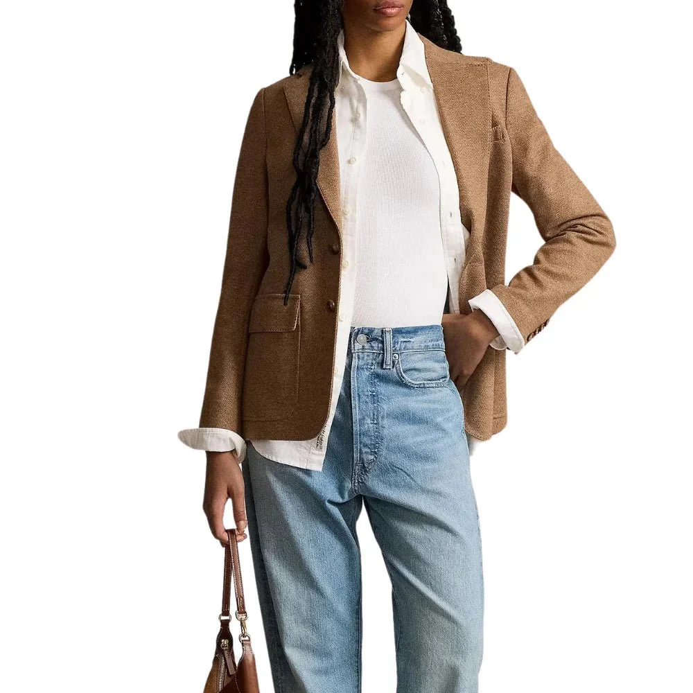 women willa wool brown blazer