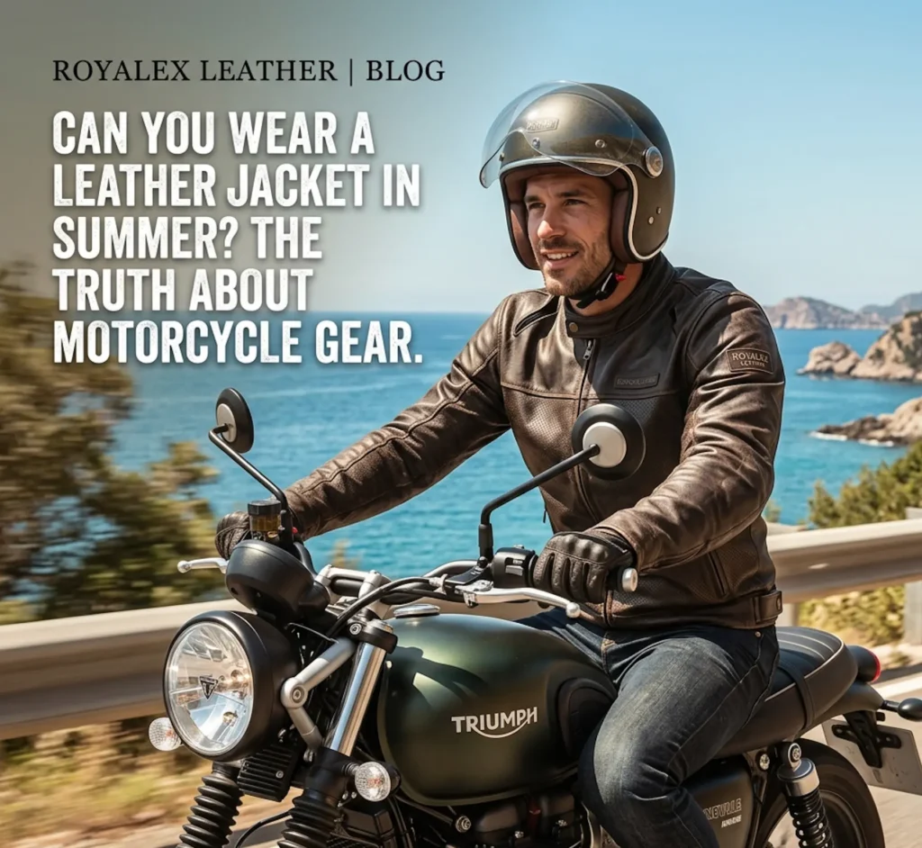 Can you wear a leather jacket in the summer on a motorcycle?
