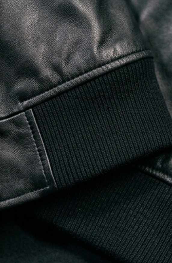 Colt Seavers" Premium Leather Bomber Jacket - Image 5