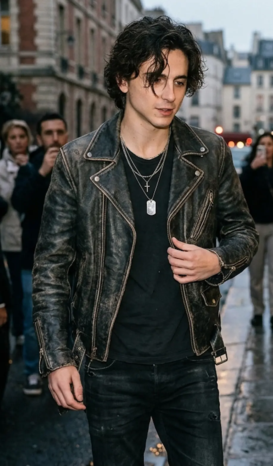The Royalex Leather "Chalamet" Moto Jacket