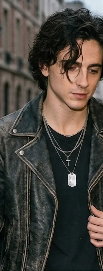 The Royalex Leather "Chalamet" Moto Jacket - Image 2