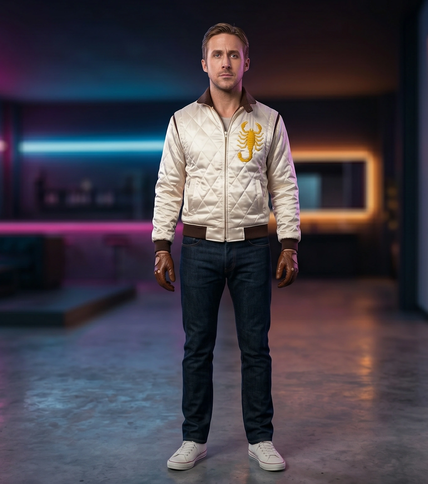 Drive "Scorpion" Quilted Bomber Jacket