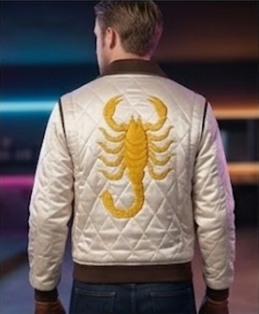 Drive "Scorpion" Quilted Bomber Jacket - Image 3