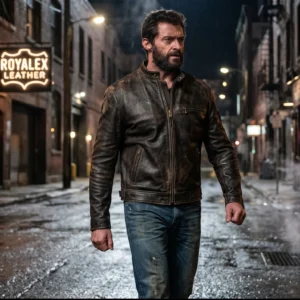 Royalex Leather Wolverine Logan Edition Jacket.