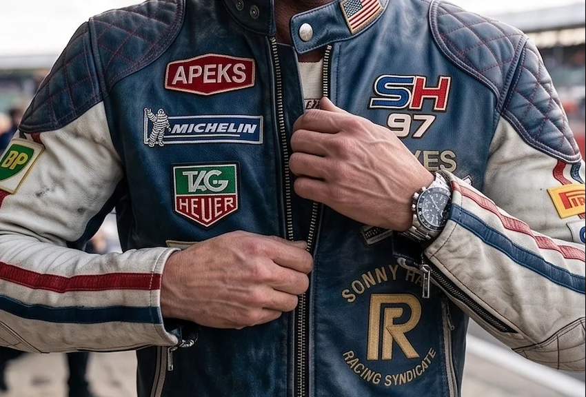 The "Apex Legend" Movie-Inspired Leather Racing Jacket - Image 2