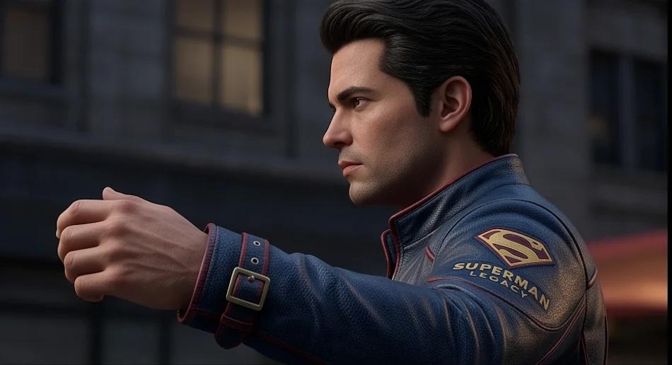 Superman Legacy Leather Jacket - Image 3