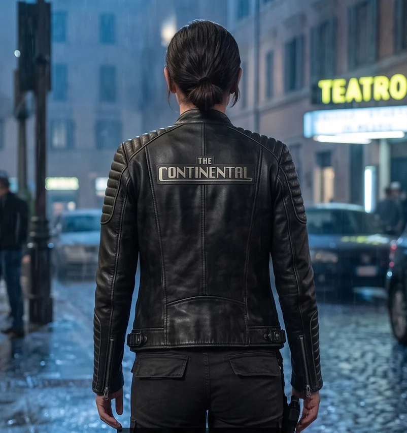 John Wick Ballerina Ana de Armas Black Leather Jacket - Image 5