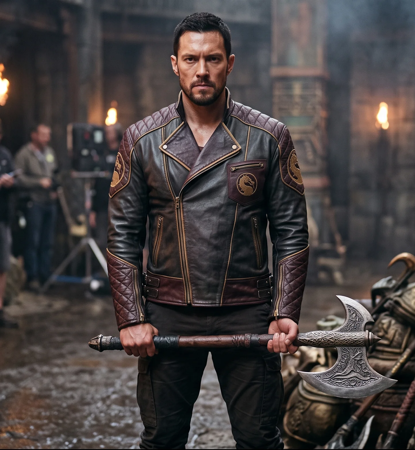 The "Mortal Kombat" Inspired Outworld Biker Jacket