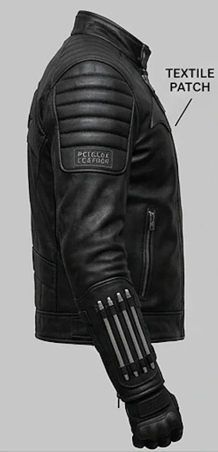 The Batman Inspired Tactical Black Leather Jacket - Image 2