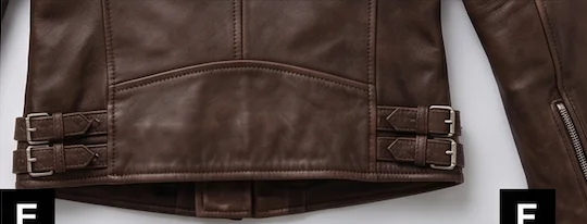 GTA VI Lucia Distressed Brown Leather Biker Jacket – Women's Vintage Real Leather Motorcycle Jacket - Image 2
