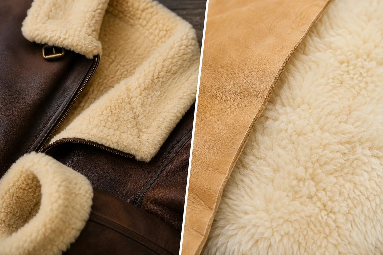 shearling vs sheepskin