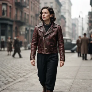 Authentic 1930s Vintage Leather Jacket - Sinners Inspiration
