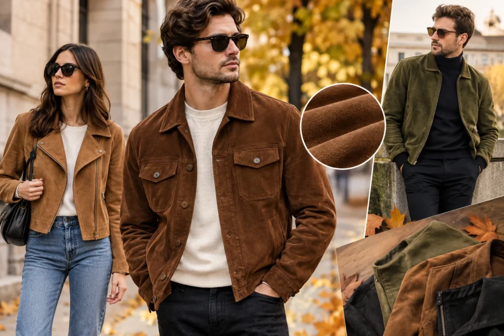 Why Suede Jackets Are Trending Again in Fall 2026?