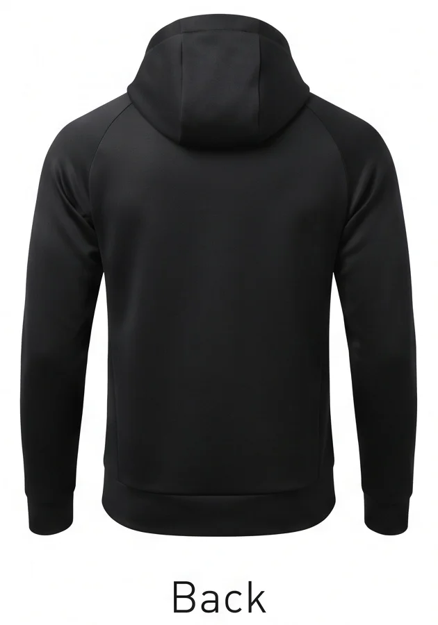 Men's Black Training Full-Zip Hoodie Inspired by Adonis Johnson - Image 3