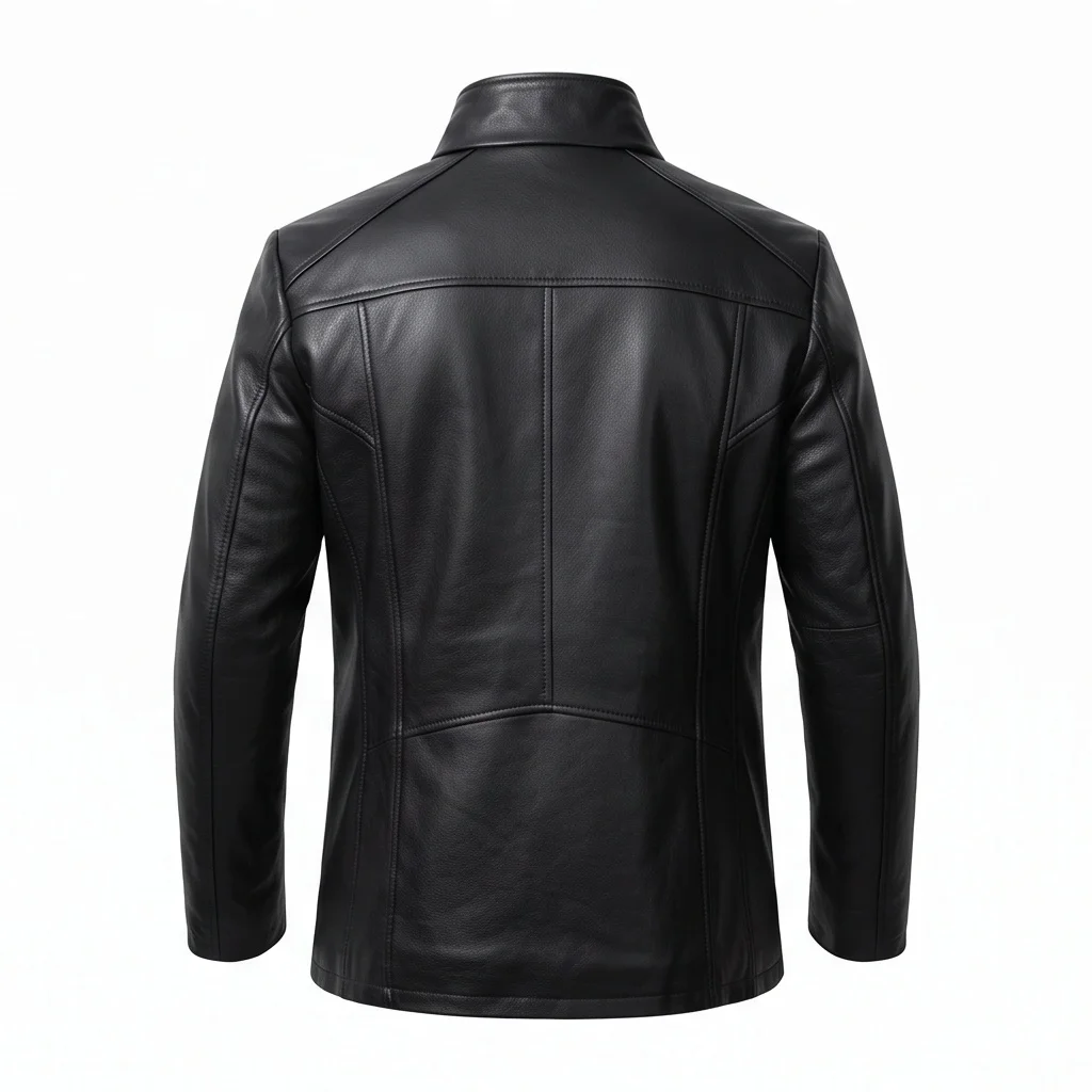 Blade Runner 2049 Officer K Inspired Black Leather Jacket - Image 3