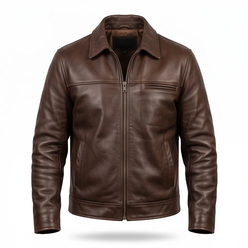 Tommy Miller Inspired Survivor Brown Real Leather Jacket - Image 5