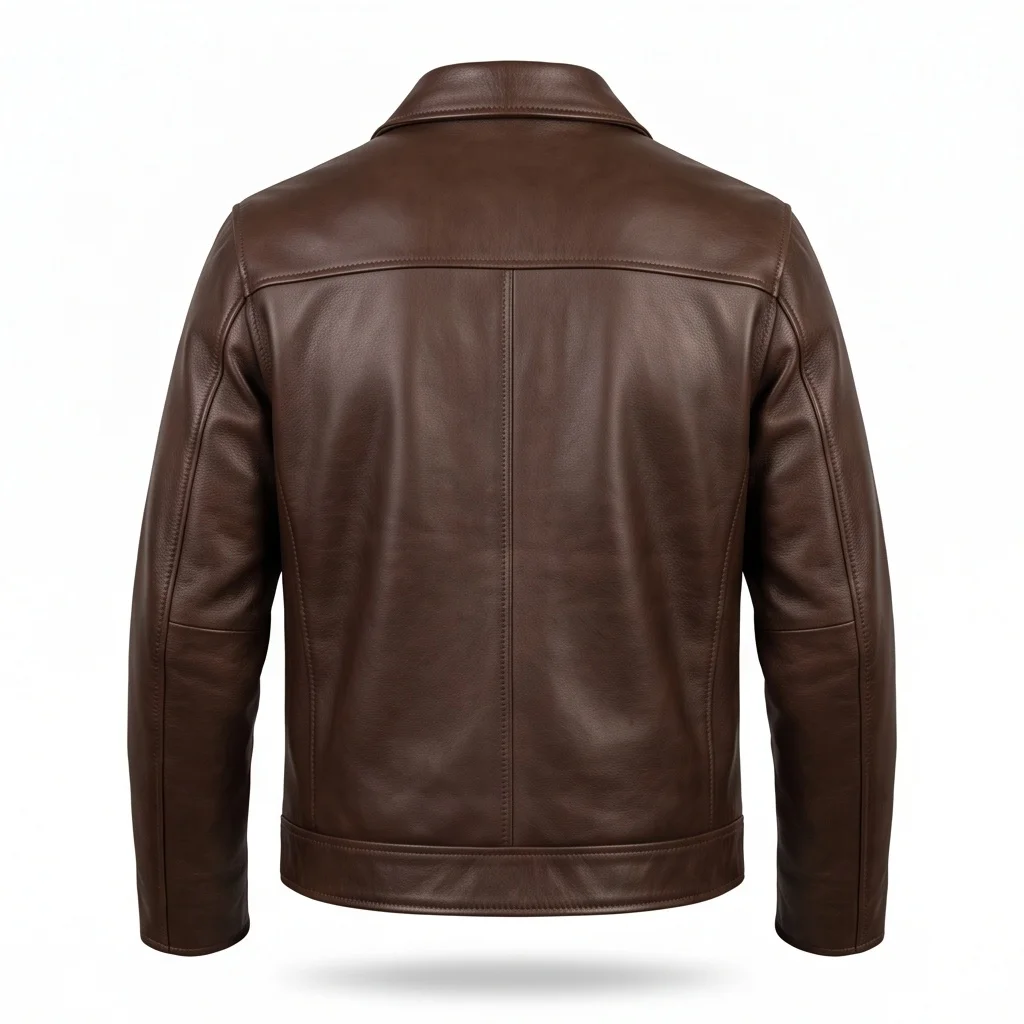 Tommy Miller Inspired Survivor Brown Real Leather Jacket - Image 4