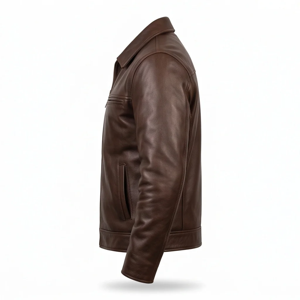 Tommy Miller Inspired Survivor Brown Real Leather Jacket - Image 3