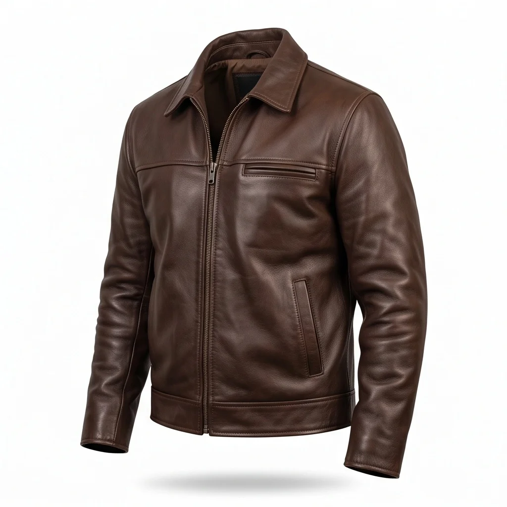 Tommy Miller Inspired Survivor Brown Real Leather Jacket - Image 2