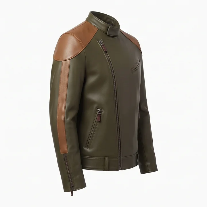 Star Wars Boba Fett-Inspired Green Leather Jacket - Image 4