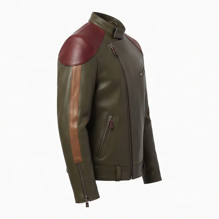 Star Wars Boba Fett-Inspired Green Leather Jacket - Image 5