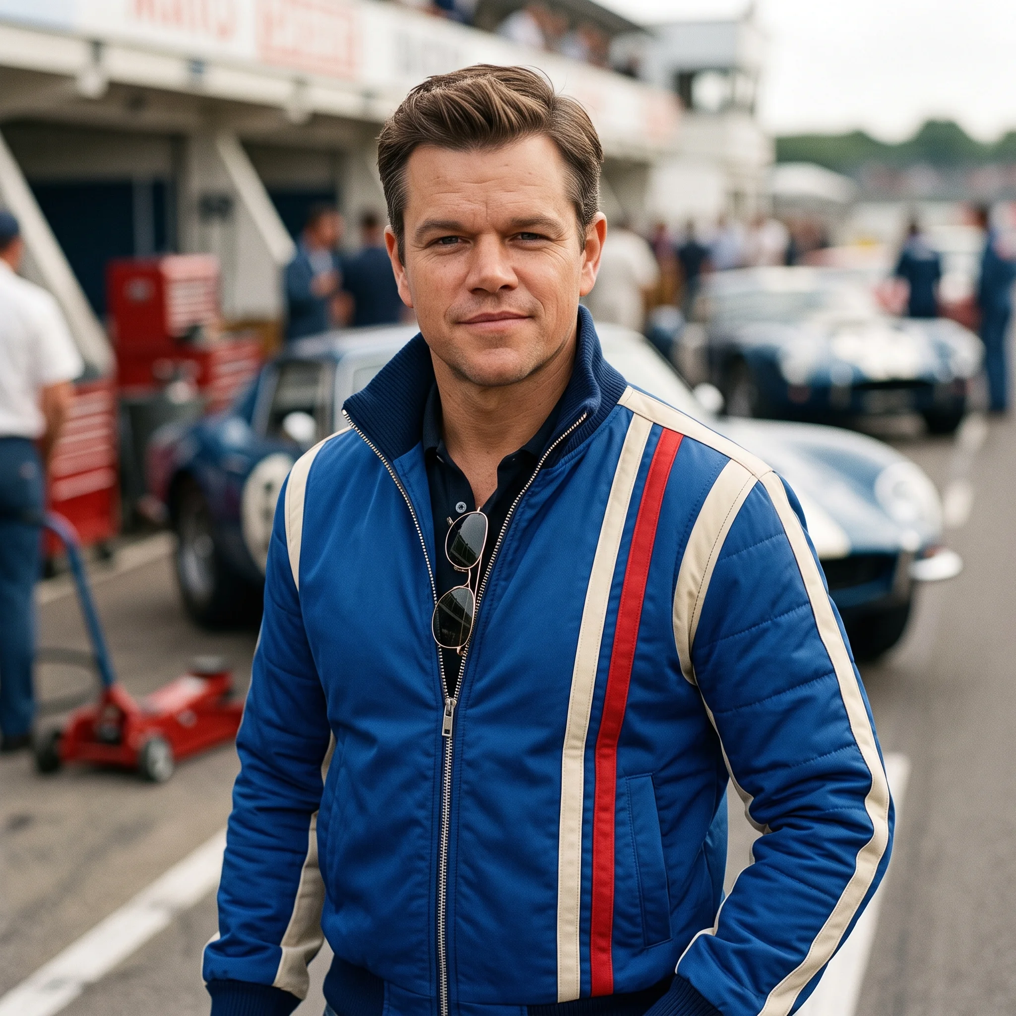 Carroll Shelby Inspired Ford v Ferrari Racing Jacket