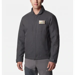 Star Wars Inspired Men's Charcoal Grey Sci-Fi Pilot Jacket 