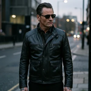 Nikolai Eastern Promises Style Black Leather Jacket