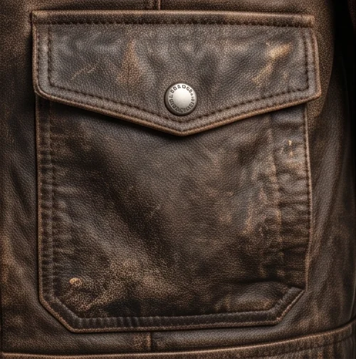 Weapons 2026 Inspired Distressed Brown Leather Jacket - Image 8