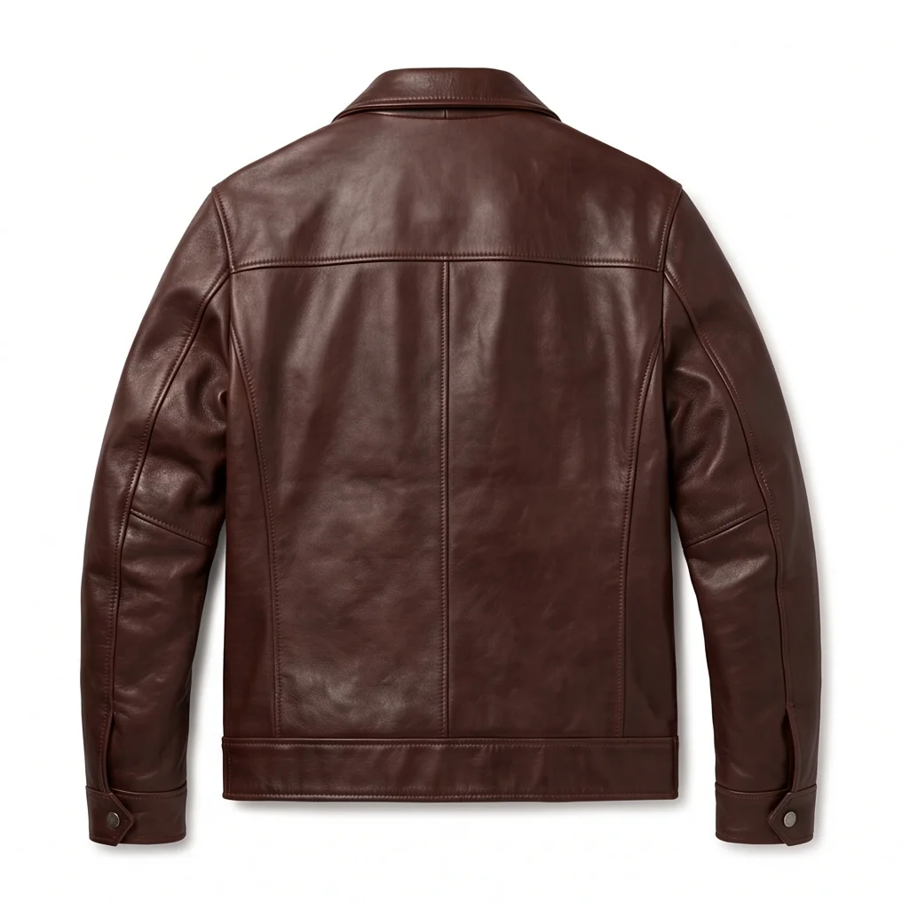 Black Phone 2 Inspired Vintage Brown Real Leather Jacket - Image 3