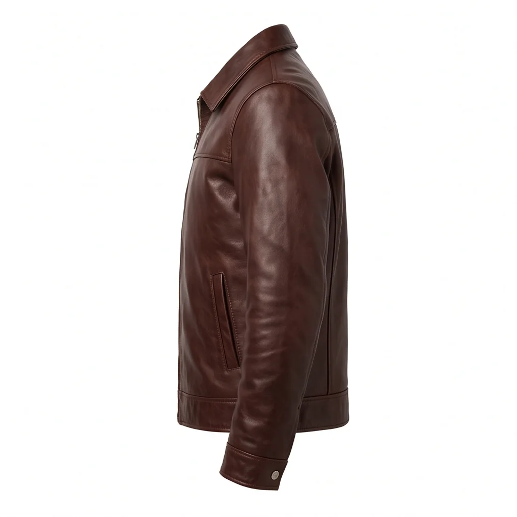 Black Phone 2 Inspired Vintage Brown Real Leather Jacket - Image 4