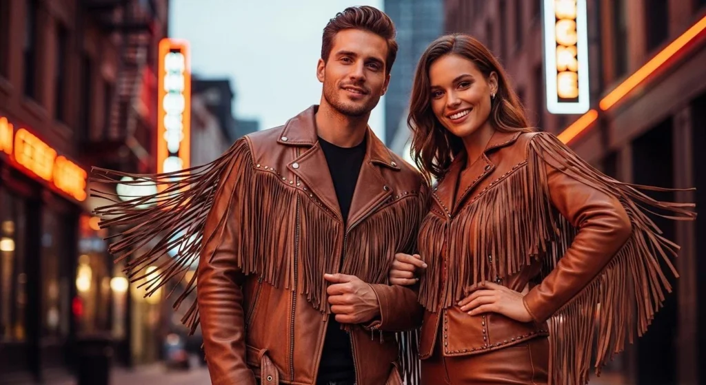 Top Western Fringe Leather Jackets for Men and Women