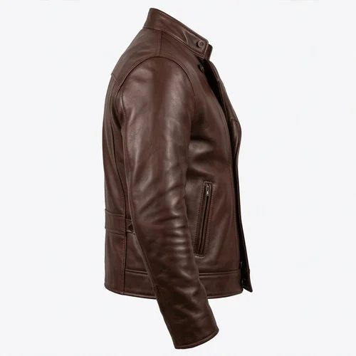 Lawless Style Jack Bondurant Mocha Brown Men’s Real Leather Jacket - Image 3